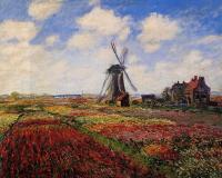 Monet, Claude Oscar - Field of Tulips in Holland